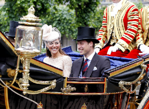 Duke And Duchess Of Cambridge Take First Carriage Ride Since Wedding