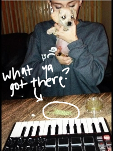 Miley Cyrus Photographed With Marijuana