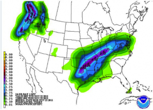 Storm Dampens Thanksgiving