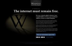 Wikipedia and Reddit Join 24-Hour Blackout to Protest SOPA