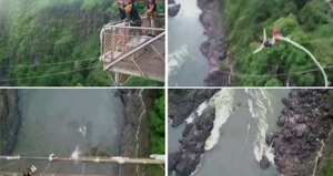 Woman Survives Fall in Croc-Infested Water After Bungee Snaps
