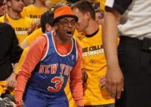 spike lee knicks vs hawks